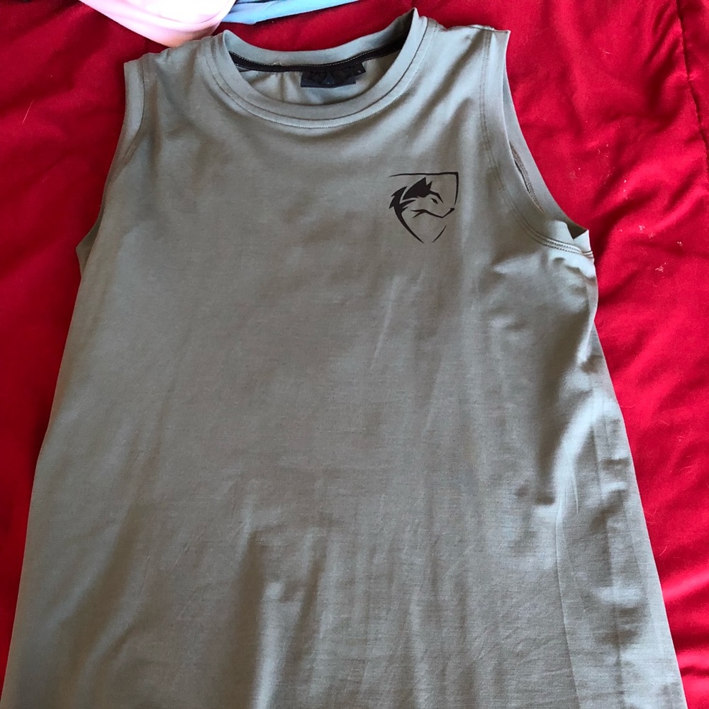 Alphalete olive Seamless tank